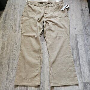 VTG Fashion Bug Khaki Pants Bootcut Tan Plus Size 20WP Pork chop Pockets